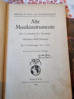 Hermann Ruth-Sommer - Alte Musikinstrumente