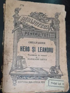Hero si Leandru - Grillparzer