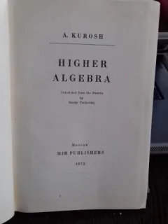 HIGHER ALGEBRA - A. KUROSH