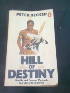 HILL OF DESTINY - PETER BECKER  (CARTE IN LIMBA ENGLEZA)