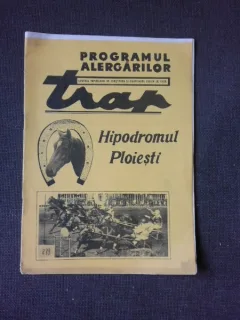 HIPODROMUL PLOIESTI, PROGRAMUL ALERGARILOR 15 SEPTEMBRIE 1974