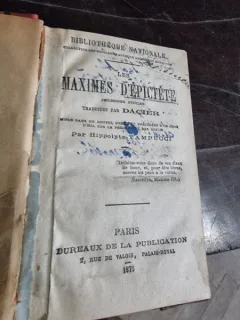 Hippolyte Tampucci - Les Maximes D'Epictete