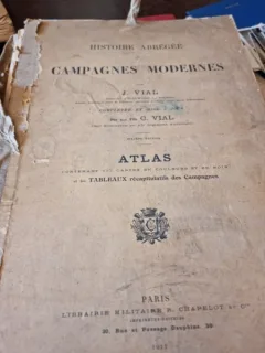 Histoire abregee des campagnes modernes - C. Vial Atlas