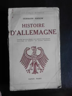Histoire dallemagne - Hermann Pinnow  (carte in limba franceza)