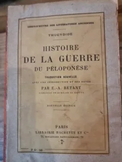 Histoire de la guerre du Penopolese - Thucydide