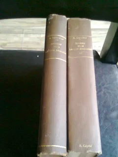 HISTOIRE DE LA LANGUE ROUMAINE - OVIDE DENSUSIANU   2 VOLUME