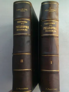 HISTOIRE DE LA PHILOSOPHIE MODERNE - HARALD HOFFDING  VOL.I+II