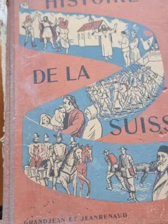 Histoire de la Suisse - Henri Grandjean  (carte in limba franceza)