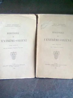 HISTOIRE DE L'EXTREME ORIENT - RENE GROUSSET   2 VOLUME