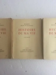 HISTOIRE DE MA VIE - MARIE REINE DE ROUMANIE  3 VOLUME  (EDITIE IN LIMBA FRANCEZA)