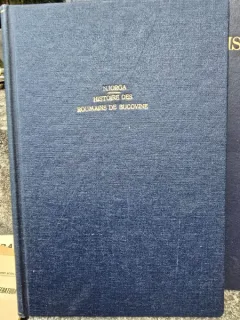 Histoire des Roumains de Bucovine - N. Iorga (exlibris Zoe Paclesianu)