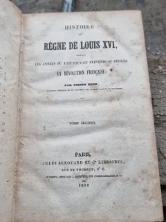 Histoire du Regne de Louis XVI - Joseph Droz Tome second