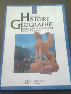 HISTOIRE. GEOGRAPHIE. INITIATION ECONOMIQUE  (CARTE IN LIMBA FRANCEZA)  VOL.6