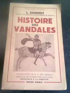 HISTOIRES DES VANDALES - L. SCHMIDT