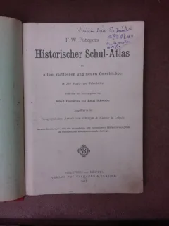 Historischer schul-atlas - F.W. Putzgers  (atlas istoric scolar)
