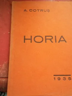 HORIA DE A. COTRUS, EDITIA I-A 1935