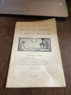 Horia Slobozianu Baile de soare si climatul maritim (1926)