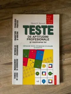 Horst H. Siewert - Teste de aptitudini profesionale si rezolvarea lor
