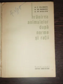 HRANIREA ANIMALELOR DUPA NORME SI RATII