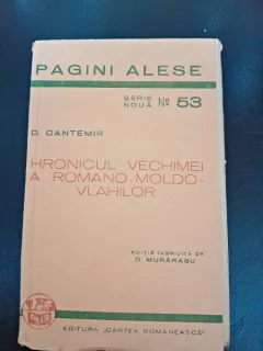 Hronicul vechimei a romano-moldo-vlahilor - D. Cantemir