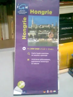 HUNGARY - HARTA TURISTICA