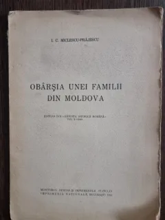 I. C. Miclescu - Obarsia unei familii din Moldova