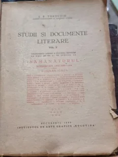 I. E. Toroutiu - Studii si Documente Literare Vol. X