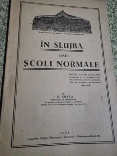 I. G. Bratu - In slujba unei scoli normale