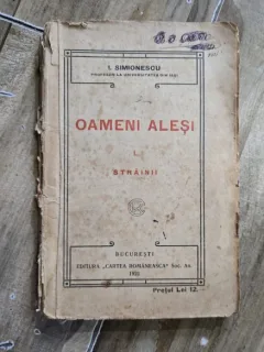 I. Simionescu - Oameni Alesi I. Strainii 1921