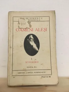 I. Simionescu - Oameni Alesi I. Strainii