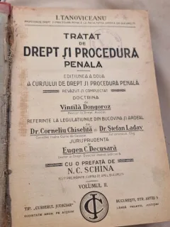 I. Tanoviceanu - Tratat de Drept si Procedura Penala Vol II