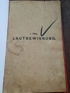 I. Teil. - Lautgewinnung.