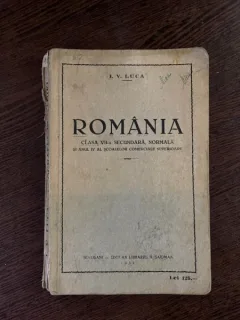 I. V. Luca Romania clasa a VII-a secundara, normala si anul IV (1931)