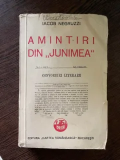 Iacob Negruzzi Amintiri din „Junimea” (1947)