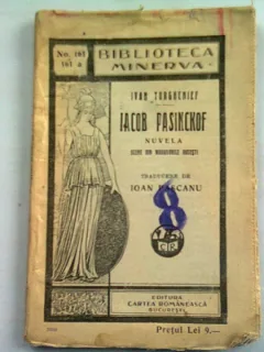 IACOB PASINCKOF -  IVAN TURGHENIEF    (NUVELA)