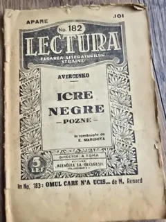 Icre negre. Pozne - Avercenko