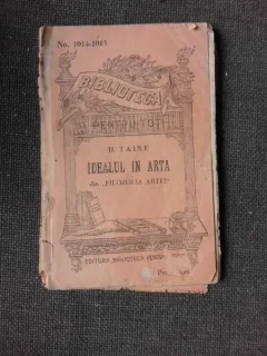 IDEALUL IN ARTA DIN FILOZOFIA ARTEI - H. TAINE