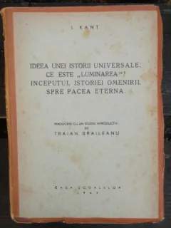 IDEEA UNEI ISTORII UNIVERSALE - I. KANT