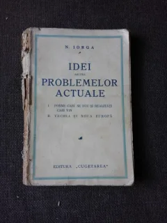 IDEI ASUPRA PROBLEMELOR ACTUALE - N. IORGA