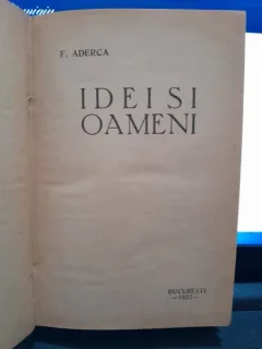 Idei si oameni - F. Aderca