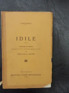 Idile Theocrit - traducere in versuri Teodor A. Naum