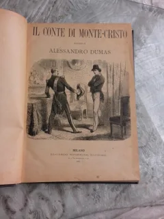 IL CONTE DI MONTE CRISTO - ALESSANDRO DUMAS  (CARTE IN LIMBA ITALIANA)