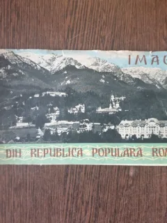 Set de carti postale alb-negru - Imagini din Republica Populara Romana