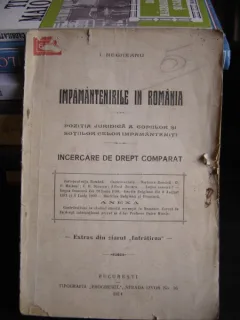 IMPAMANTENIRILE IN ROMANIA - I. NEGREANU