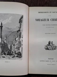 Impressions et souvenirs dun voyageur chretien - Xavier Marmier