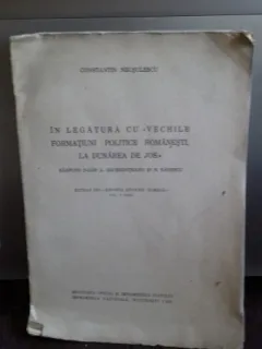 In legatura cu vechile formatiuni politice romanesti la Dunarea de jos - Constantin Necsulescu