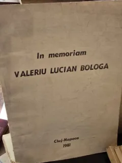 In memoriam Valeriu Lucian Bologa