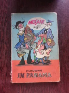 IN PANAMA, DIE DIGEDAGS, CARTE CU BENZI DESENATE, TEXT IN LIMBA GERMANA