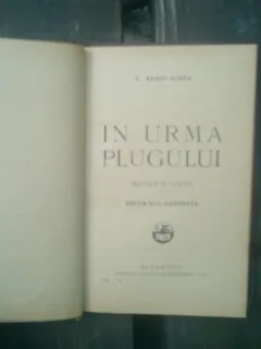 In urma plugului - C. Sandu-Aldea