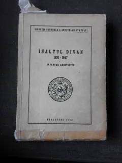 Inaltul divan 1831-1847, inventar arhivistic